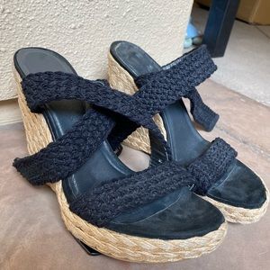Stuart weitzman Black espadrilles